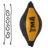 Leather Double End Dodge Speed Ball Boxing Floor to Ceiling Punching Bag MMA (Yellow) view 1