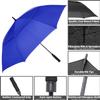 MRTLLOA Extra Large Royal Blue Golf Umbrella, 54/62/68/72 Inch Automatic Open, Oversize Double Canopy Vented Windproof Waterproof Sports Umbrellas for Rain(68 Inch Royal Blue) view 4