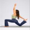 28"/30"/32"/34" Inseam Women's Bootcut Yoga Pants Long Bootleg High-Waisted Flare Pants with Pockets Blue-Flare-32-M view 3