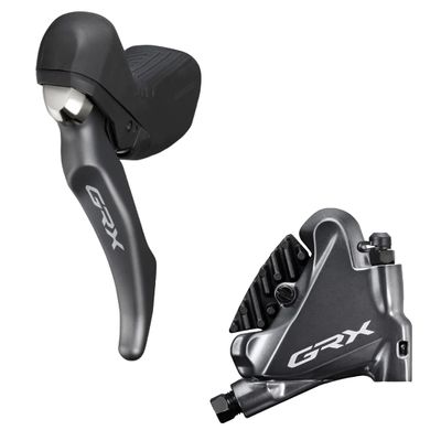 SHIMANO GRX ST-RX810-LA GRX Dropper Post Lever Bled with BR-RX810 calliper, Left Hand