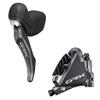 SHIMANO GRX ST-RX810-LA GRX Dropper Post Lever Bled with BR-RX810 calliper, Left Hand view 1