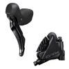 SHIMANO GRX ST-RX400 GRX 10-Speed STI Bled with BR-RX400 Flat Mount calliper, Right Front view 1
