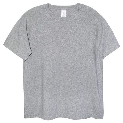 Threadfast Apparel Unisex Impact Raglan T-Shirt XL Heather Grey