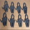 AR 500 T Post Conduit/Pipe Target Stand W/Gong Hanger (8 Pack) view 3