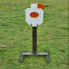 AR500 Steel Hostage and Center Mass Angled IDPA 2/3 Shooting Target 3/8 AR500 with Collapsible Stand Kit view 3