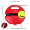 Teloon Solo Tennis Trainer Rebound Ball with String for Self Tennis Practice Training Tool for Adults or Kids Beginners with 2 String Balls Elastic and a Portable Mesh Bag view 2