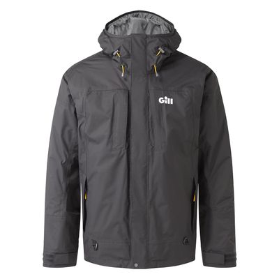 Gill Men's Winter Angler Fishing Rain Outdoor Coat Jacket Fully Taped & Waterproof Graphite