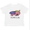Ink Trendz Trumplican Cute Toddler T-Shirt, GOP, Republican Tee, President 47 (White, 3T) view 1