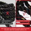 Heavy Jump Ropes for Fitness 5LB, Weighted Adult Skipping Rope Exercise Battle Ropes for Men & Women, Total Body Workouts, Power Training in Gym to Improve Strength and Building Muscle(1.5''9.9 ft) view 3