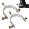 TOPINCN Spurs Stainless Steel Spurs Riding Horse Roping Spurs with Brass Gear for Riding Equestrian to Horse for Men view 1