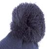 DINGDONG'S CLOSET Baby Toddler Boys Girls Fleece Knit Lined Hat Kids Hat with Earflap Winter Fleece Hat Pom Pom Hatgrey,1-2T view 3
