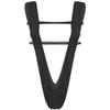 Agoky Women's One-Piece Slingshot Monokini Swimsuit Bodysuit Cutout Micro Thong Bikini Swimwear Black One Size view 1