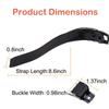 Grneric Roller Skate Strap, 2 Set Replacement Inline Roller Skate Shoes Energy Strap Buckles with Screws Suit for Men Women Kids Outdoor Skating Parts view 4