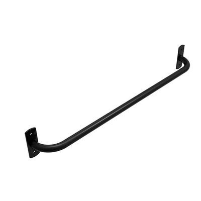 Pull-Up Bars AGYH Wall-Mounted Horizontal Bar, Door Corridor Steel, Upper Body Muscle Strength Training Suspension Device, Safe Load 250kg, 75-120CM (Color : Black, Size : 120cm)