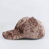 Beerty Baseball Cap, Faux Velvet Flannel Baseball Hat Solid Color Sun Visor Hat Adjustable Snapback Cap for Women Men Outdoor view 2