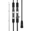 GooFish Solid Nano Tech Blank Series-Matte Black Fuji Setting Size 6'6 PE2-4 Jig 120-350g Saltwater Slow Pitch Jigging Rod-Casting&Right Spiral Wrap view 1