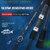 GooFish Solid Nano Tech Blank Series-Matte Black Fuji Setting Size 6'6 PE2-4 Jig 120-350g Saltwater Slow Pitch Jigging Rod-Casting&Right Spiral Wrap view 2