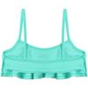 Aislor Kids Girls Soft Flounce Bikini Tank Spaghetti Shoulder Straps Crop Tops Sunsuit Swimwear Beachwear Mint_Green 4 view 4