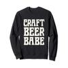 Casual Womens shirt Craft Beer Babe Sweatshirt view 1