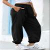 chouyatou Women's Sports High Waisted Loose Baggy Fleece Gym Jogger Sweatpants with Pocket (XX-Large, Black) view 3