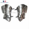 Nautical-Mart German Knight Gothic Leg Armor 18 Gauge Steel Poleyns Armor Medieval Halloween Costume view 4