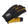 Gill Pro Sailing Gloves - Short Finger with 3/4 Length Fingers for Boating, Dinghy, SUP, Kayaking or Windsurfing (Black, XS) view 1