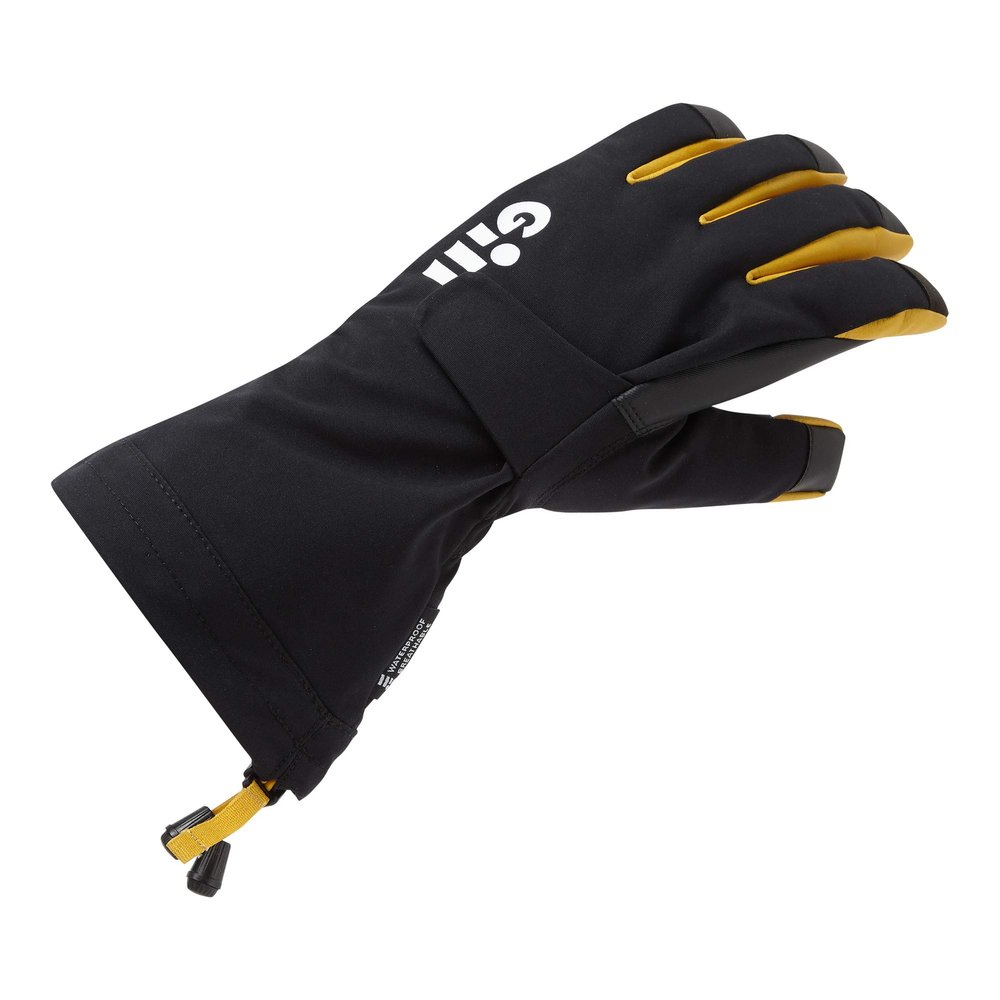 Gill Men's Black Helmsman X-Small High Performance Waterproof Sailing Gloves