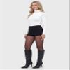 Century Star Bodysuit For Women Athletic Jumpsuits Long Sleeve Turtleneck Bodysuits Basic Tops Sports Outdoors Bodysuits White Medium view 4