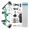 AMEYXGS Archery Compound Bows Kit Draw Weight 10-40 lbs Hunting Bow IBO 290fps Adults Archery with Hunting Accessories - Right Handed (Green) view 1