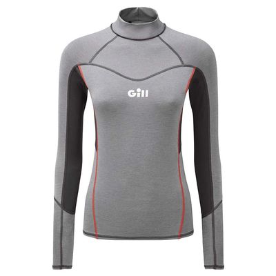 Gill Womens Long Sleeve Eco Pro Sustainable Rash Guard Vest 50+ UV Sun Protection Water Sports Surfing Paddle Board Kayaking