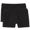 The Children's Place girls Basic Cartwheel Short Leggings, Black 2 Pack, X-Large US view 1