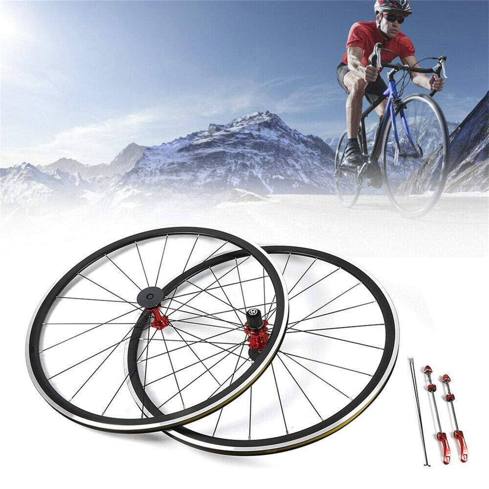 700C Bicycle Wheel Road Bike Front Rear Wheels Ultra Light Rim Brake C/V for 7/8/9/10/11 Speed Wheelset