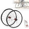 700C Bicycle Wheel Road Bike Front Rear Wheels Ultra Light Rim Brake C/V for 7/8/9/10/11 Speed Wheelset view 3