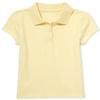 The Children's Place girls Uniform Soft Jersey Polo Shirt, Pale Sun, XXL 16 US view 1