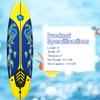 Giantex Surfboard, 6 Ft Stand Up Surfing Board w/ 3 Detachable Fins, Safety Leash, Non-Slip Lightweight Foam Surfboard for Kids, Teenager, Adults (Yellow) view 4