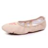 TINRYMX Girls Bow-Knot Ballet Slippers Ballet Practice Shoes Toddlers/Kids, Nude, 1 M Little Kid view 1