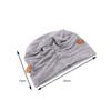KESYOO Grey Women Turban Hat with Button Modal Cotton Stretch Headwrap for Chemo Soft Non- Design Suitable for All Hair Types Breathable Comfortable for Daily Use view 3
