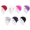 KESYOO Grey Women Turban Hat with Button Modal Cotton Stretch Headwrap for Chemo Soft Non- Design Suitable for All Hair Types Breathable Comfortable for Daily Use view 4