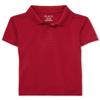 The Children's Place Boys Short Sleeve Performance Polo, Mouisture Wicking Shirt, Classic Red Single, Large US view 1