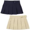 The Children's Place girls And Toddler Pleated Skort Shorts, Sandy/Tidal 2 Pack, 4T US view 1