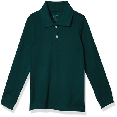 The Children's Place,Long Sleeve Polo,SPRUCESHAD,12-18MOS