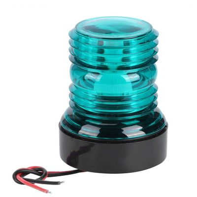 Acouto Boat Anchor Light 12V LED Navigation Light Marine Boat Yacht All Round Anchor Lamp Green Shell