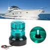 Acouto Boat Anchor Light 12V LED Navigation Light Marine Boat Yacht All Round Anchor Lamp Green Shell view 2
