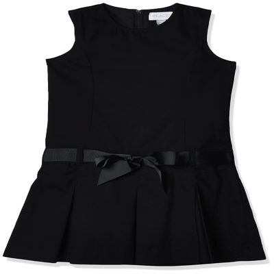 The Children's Place Girls' Uniform Belted Jumper Black 14 plus