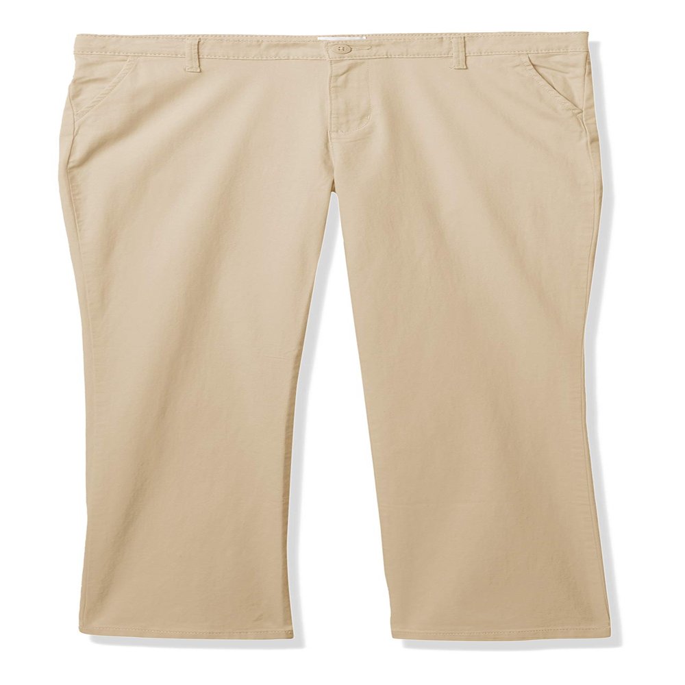 The Children's Place girls Uniform Skinny Chino Pants, Bisquit, 6 Plus