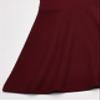 The Children's Place Girls Short Sleeve Pique Polo Dress, Drop Waist, Rubine Single, X-Large US Dark Red view 2