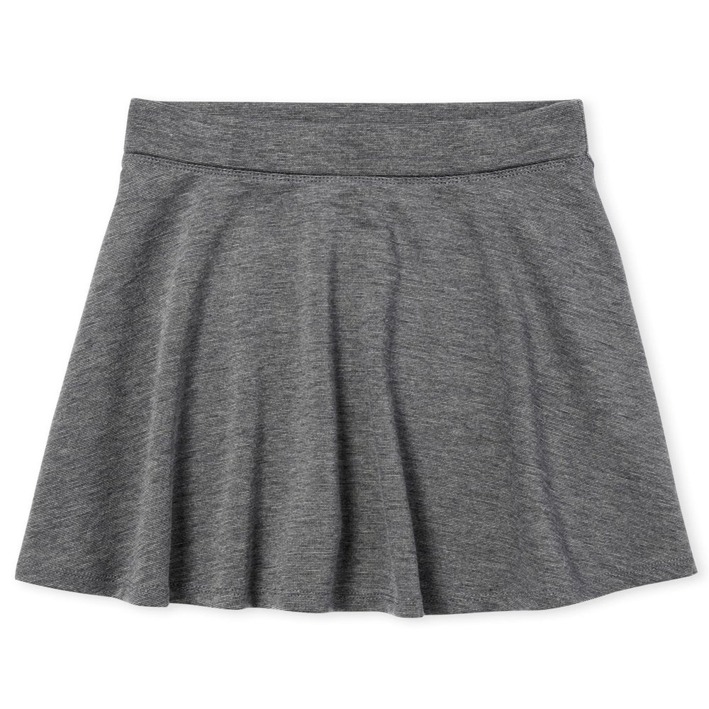 The Children's Place girls Uniform Ponte Knit Skort, Dkhtrgray, 10 12 US