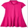 The Children's Place,Short Sleeve Polo Dress,Aurora Pink,XL (14) view 1