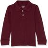 The Children's Place boys Long Sleeve Polo Shirt, Redwood, 2T US view 1