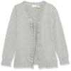 The Children's Place Girls' Uniform Ruffle Open Front Cardigan H/T Smoke XXL (16) view 1